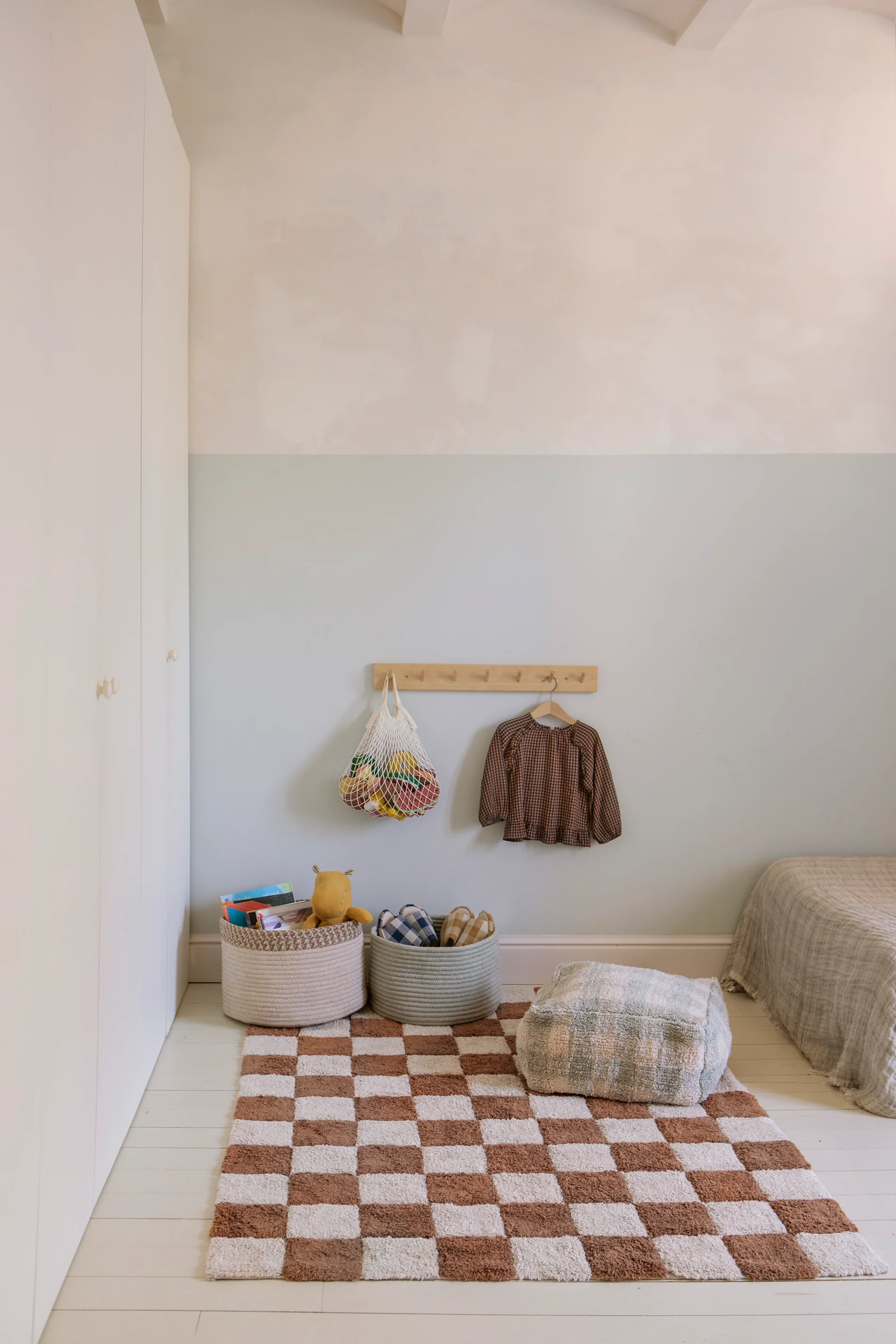WASHABLE RUG KITCHEN TILES TOFFEE - Image 3