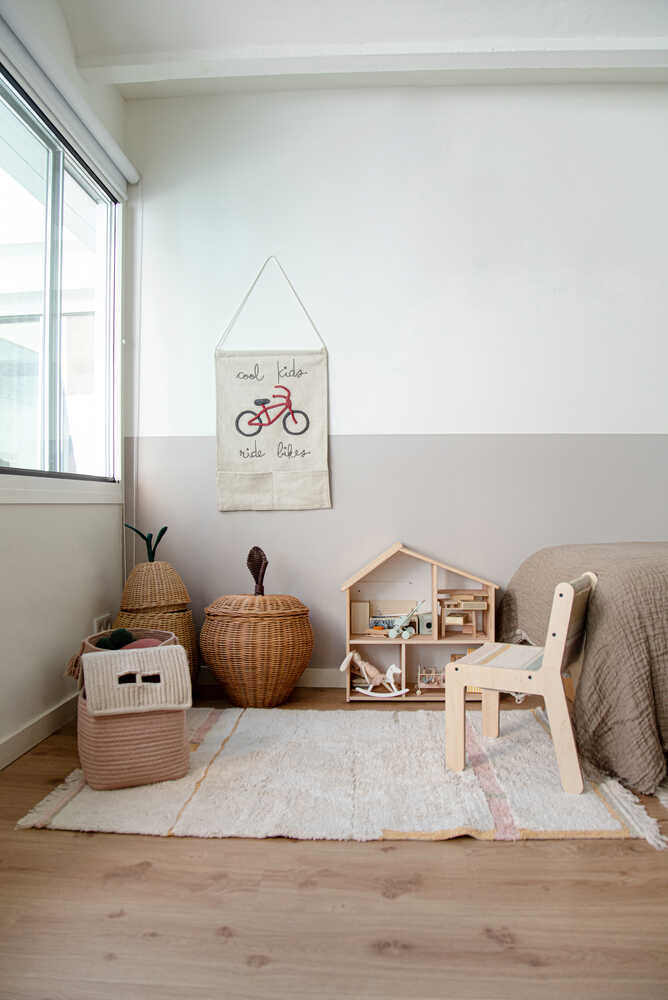 WASHABLE AREA RUG LANES VINTAGE NUDE - Image 4