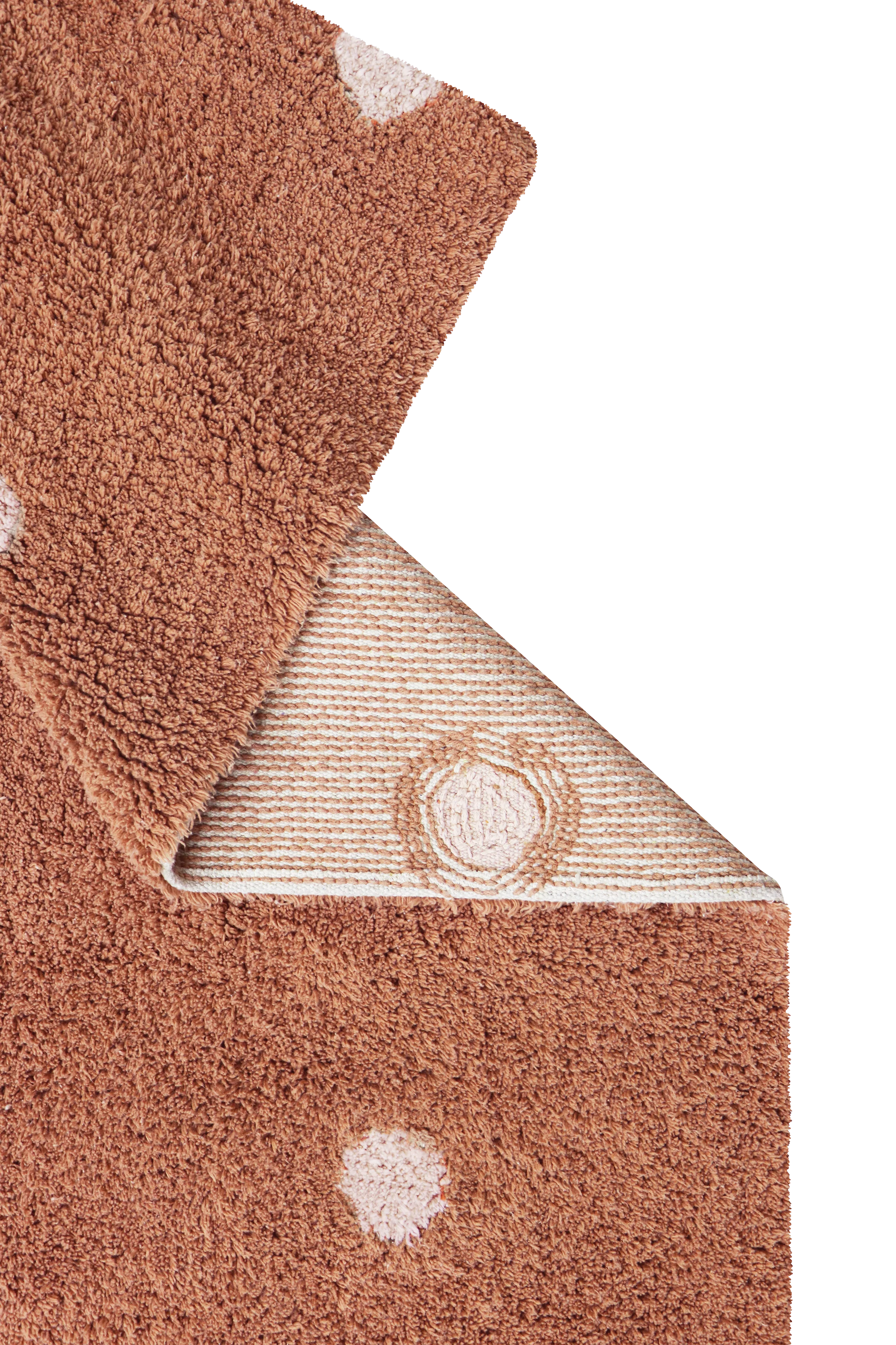 WASHABLE AREA RUG MINI DOT CHESTNUT - Image 4