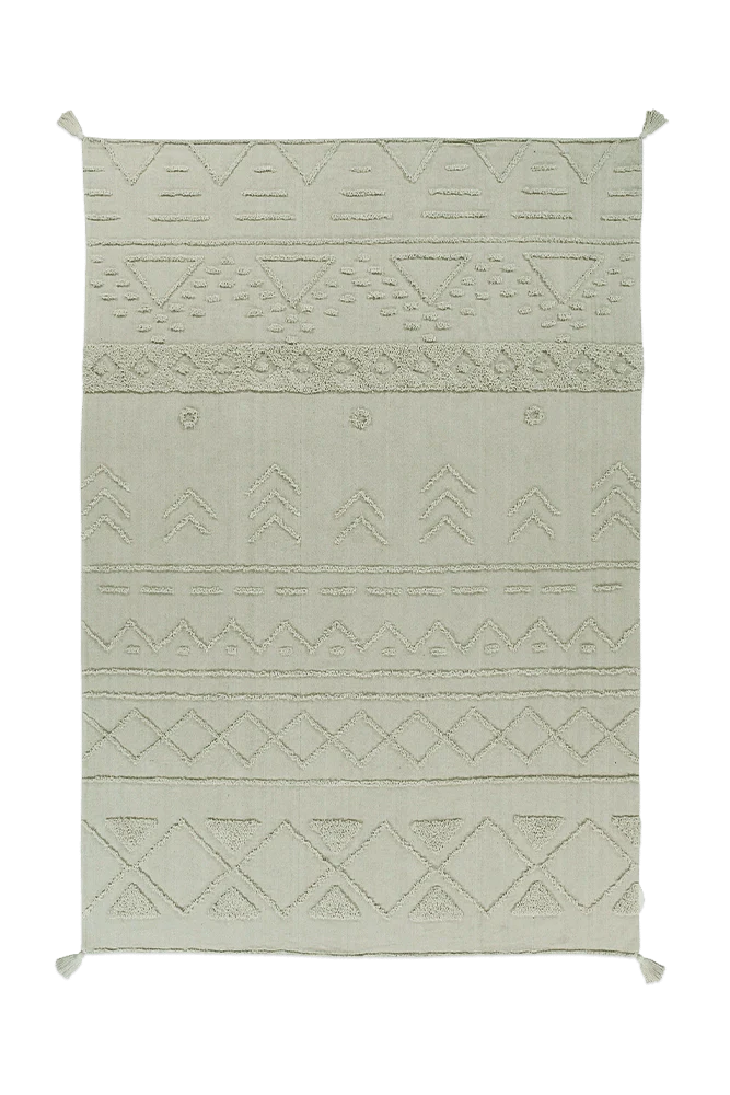 WASHABLE AREA RUG TRIBU OLIVE