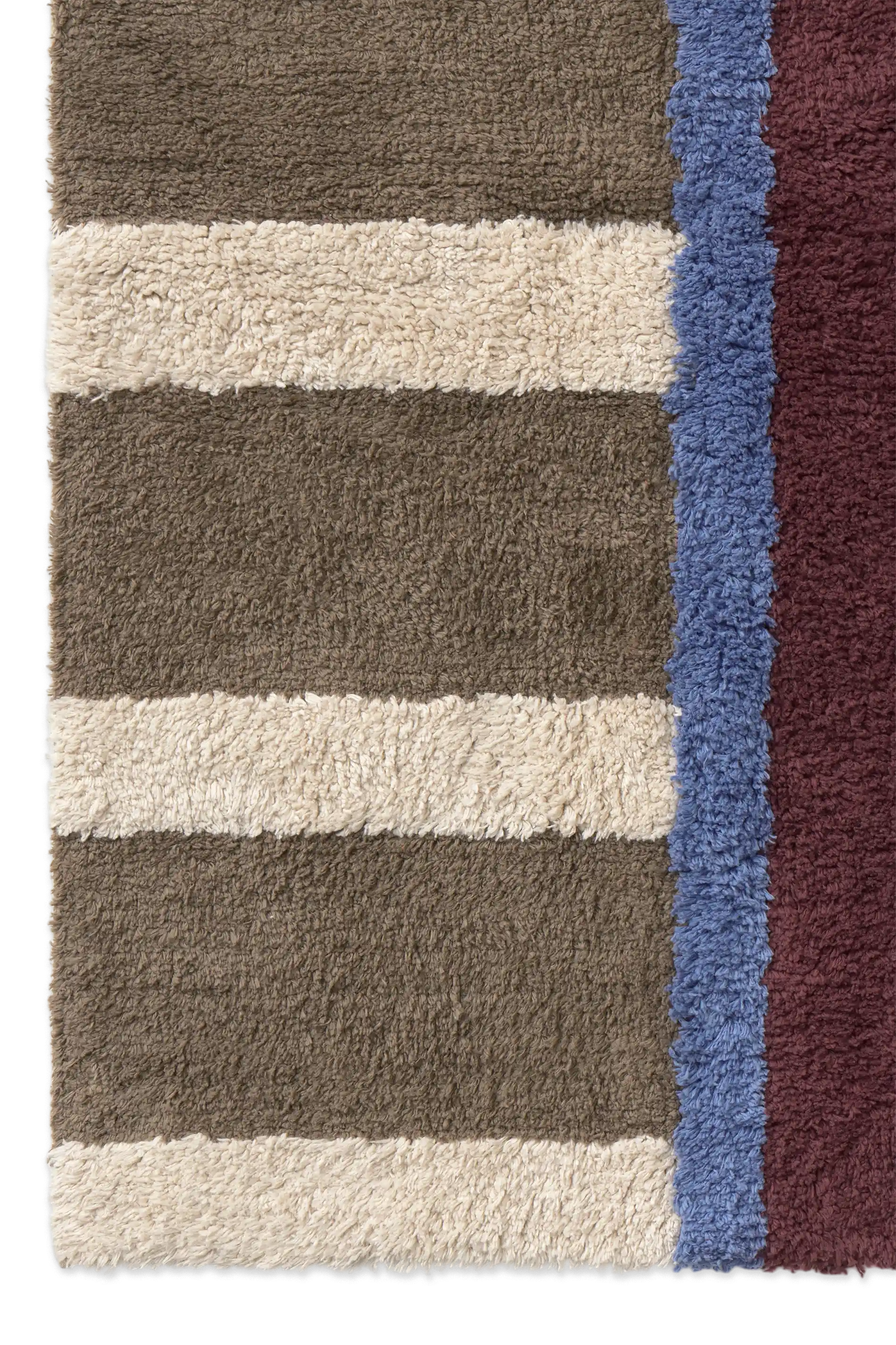 WASHABLE RUNNER RUG COLOR ON INDIGO BLUE - Image 4