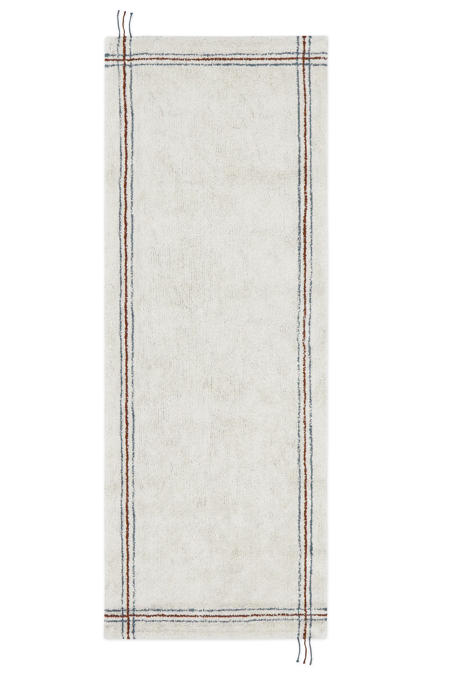 WASHABLE RUNNER RUG CUISINE NATURAL