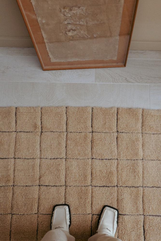 WOOL RUG MOSAIC AMBER - Image 3