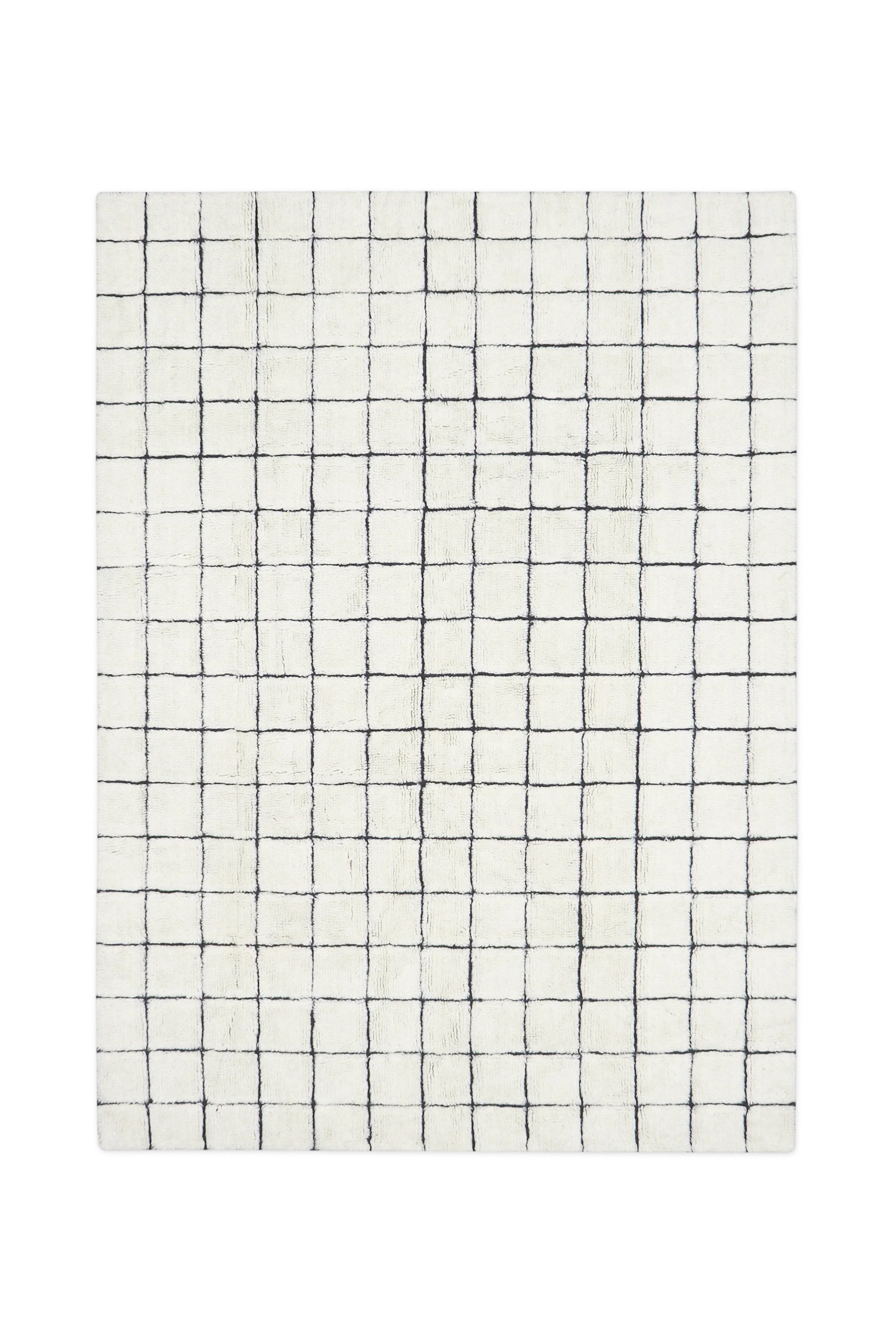 WOOL AREA RUG MOSAIC NATURAL