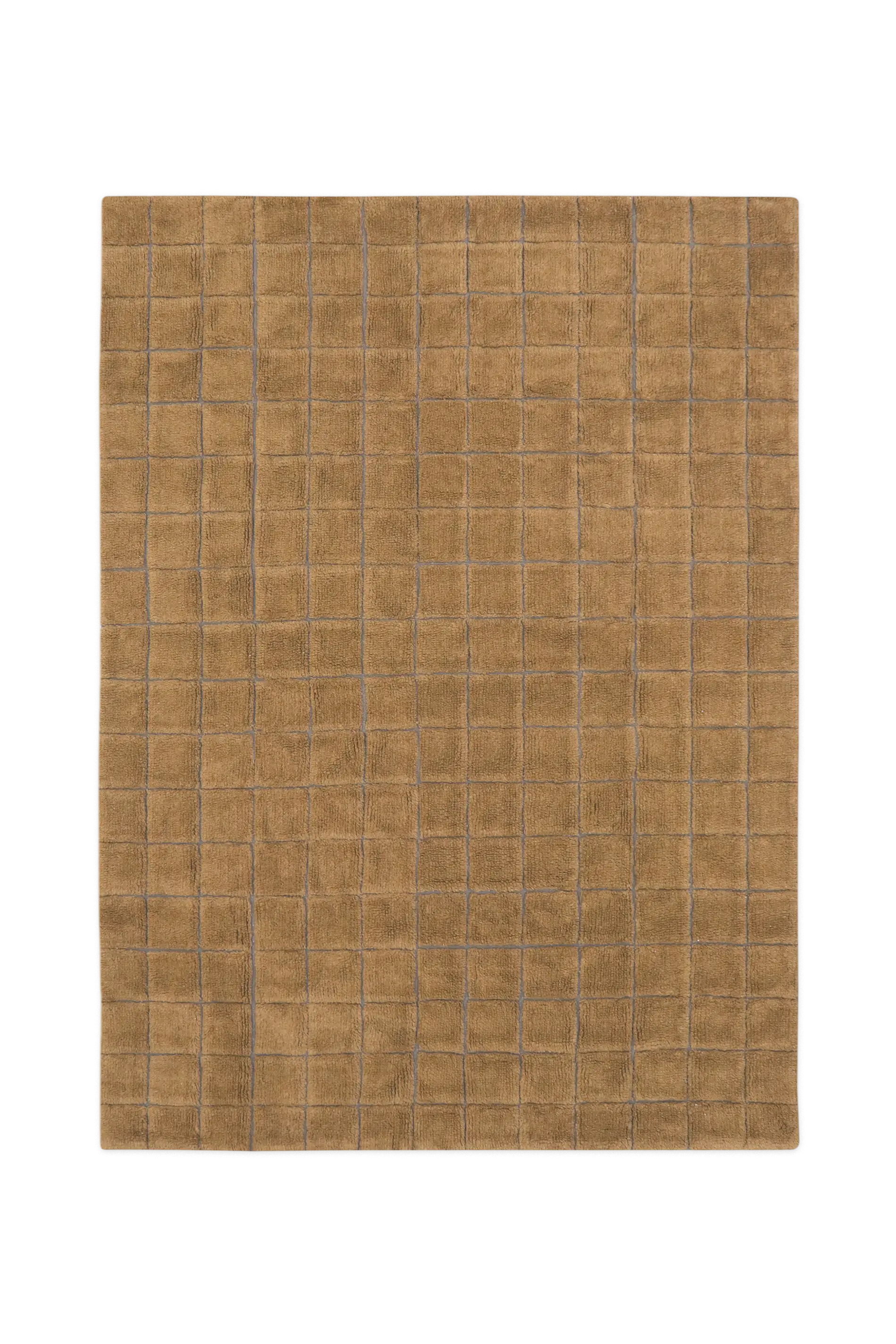 WOOL AREA RUG MOSAIC OCHRE