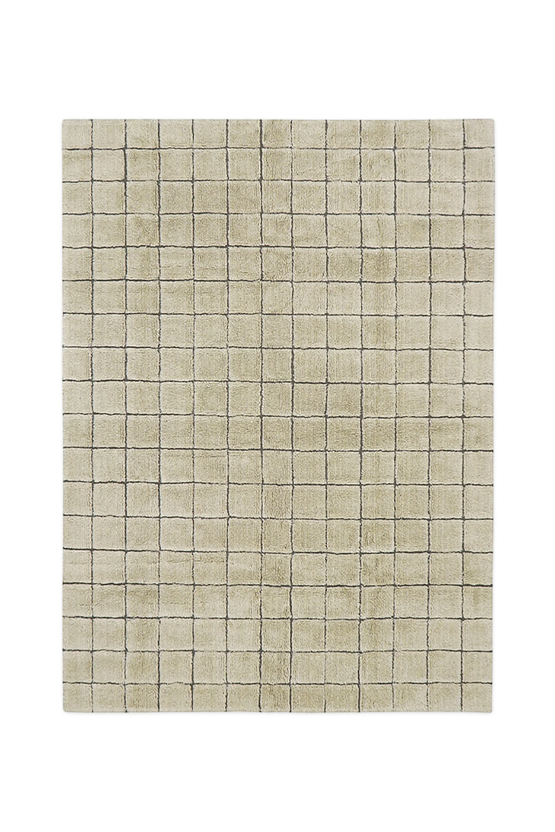 WOOL AREA RUG MOSAIC SANDSTONE
