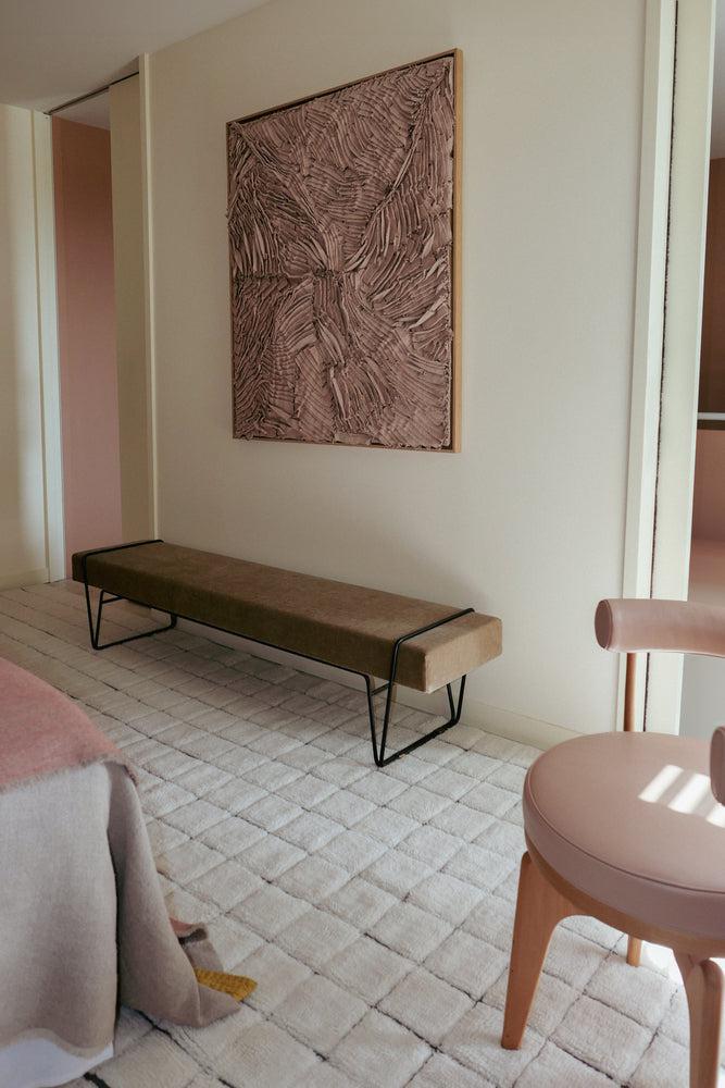 WOOL RUNNER RUG MOSAIC NATURAL - Image 2