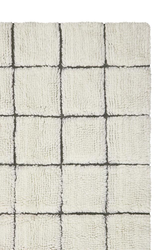 WOOL AREA RUG MOSAIC NATURAL - Image 9