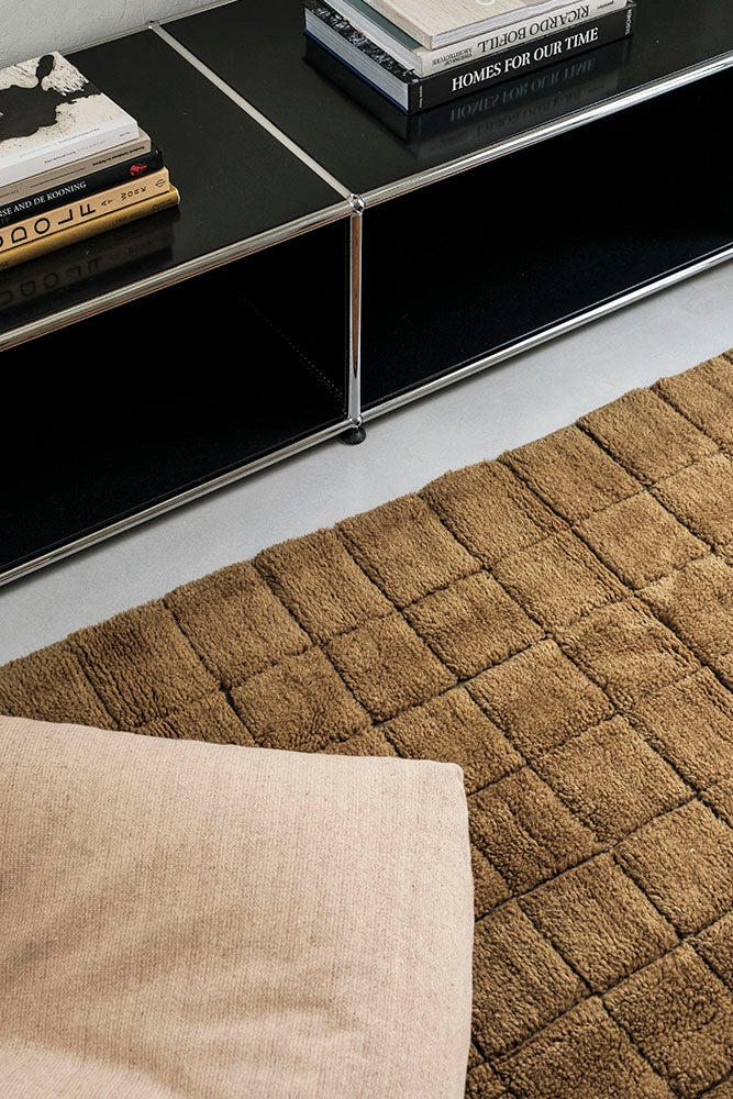 WOOL AREA RUG MOSAIC OCHRE - Image 4