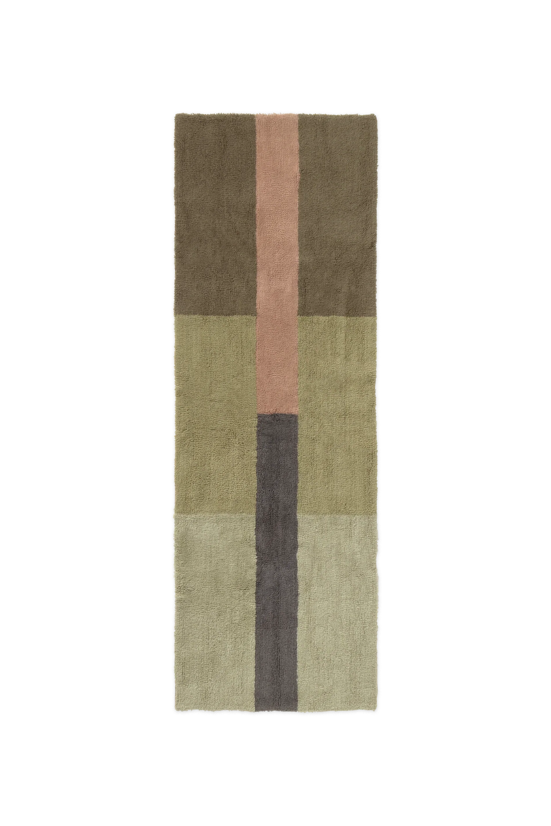 Wool Runner Rug Chroma Dusty Pink - Image 2