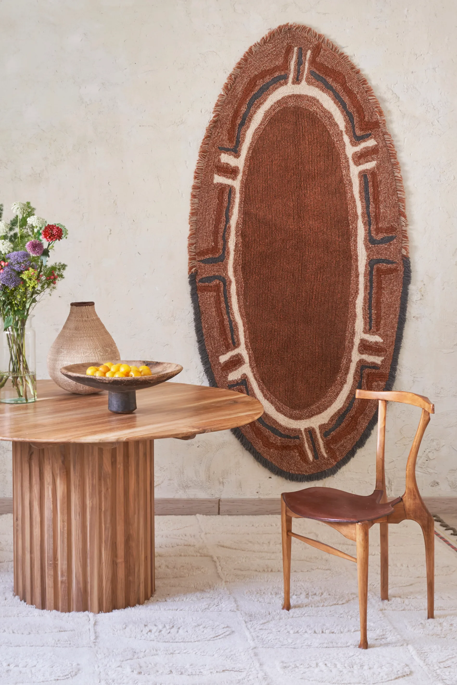 WOOL OVAL RUG KARIBU - Image 4
