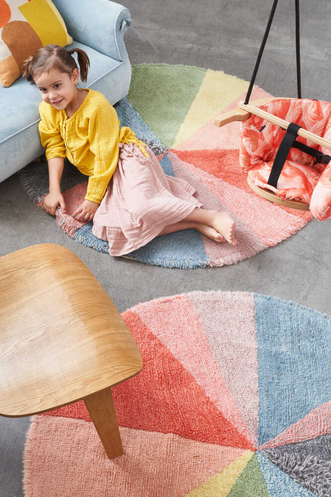 WOOL ROUND RUG PIE CHART - Image 2