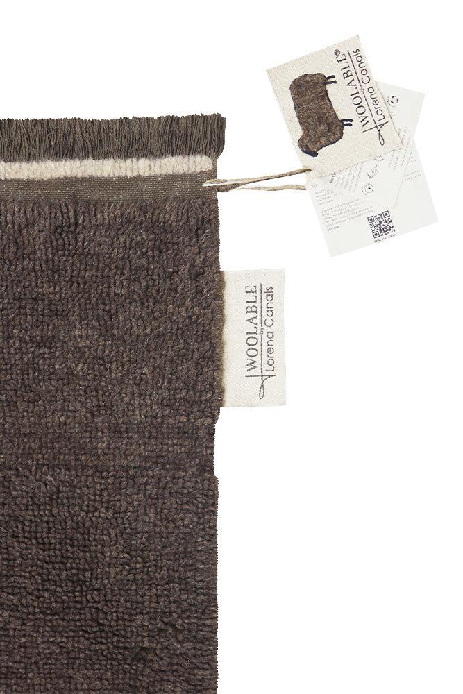 WOOL AREA RUG STEPPE BROWN - Image 7