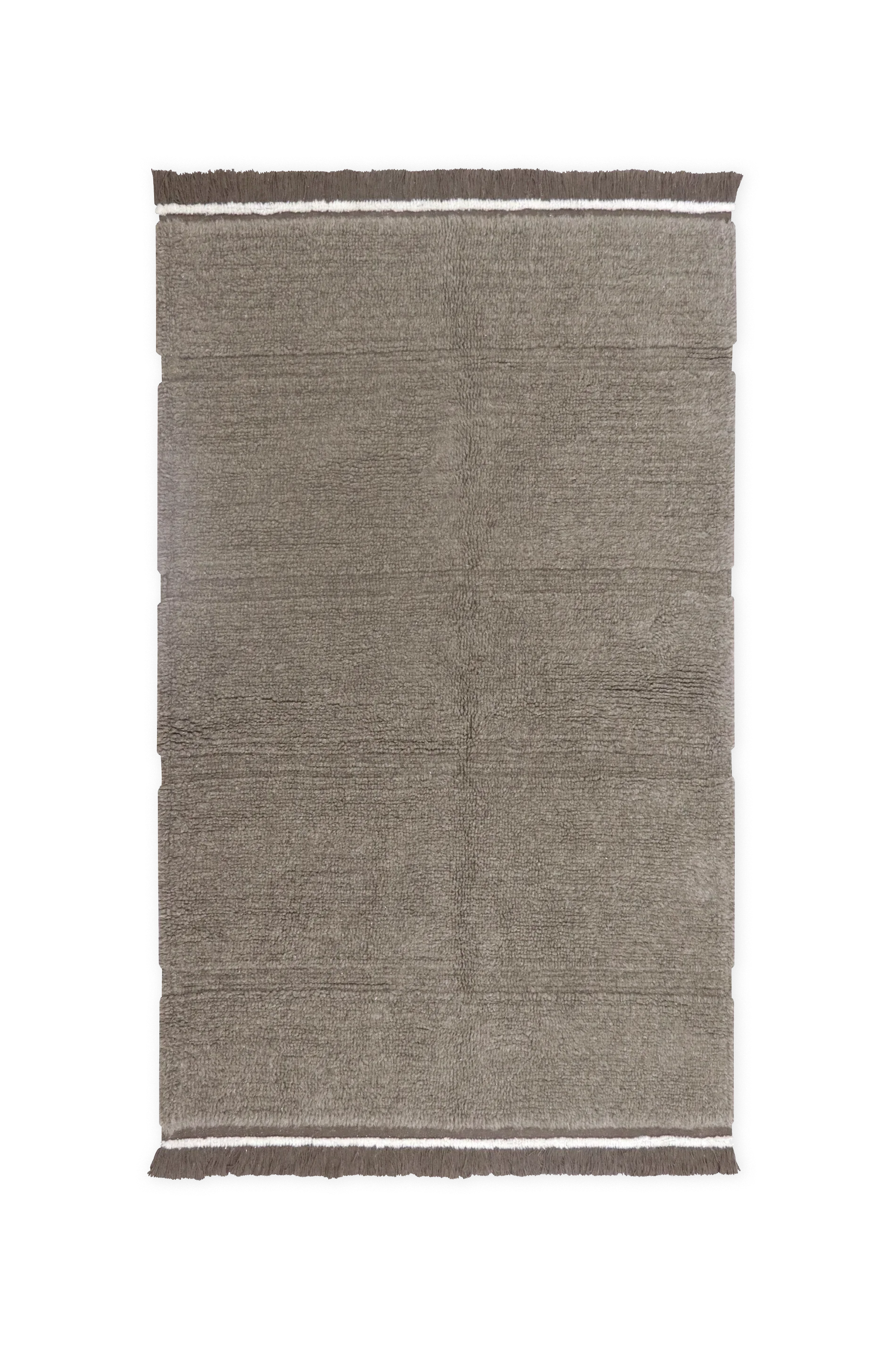 WOOL AREA RUG STEPPE GREY