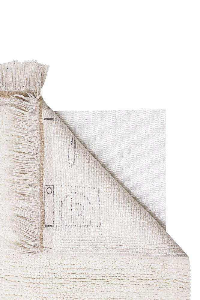 WOOL AREA RUG STEPPE WHITE - Image 11