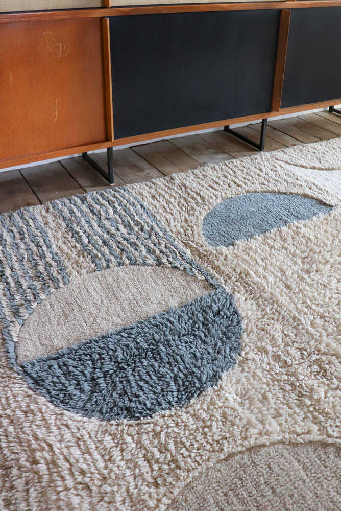 WOOL AREA RUG SUN RAYS - Image 3