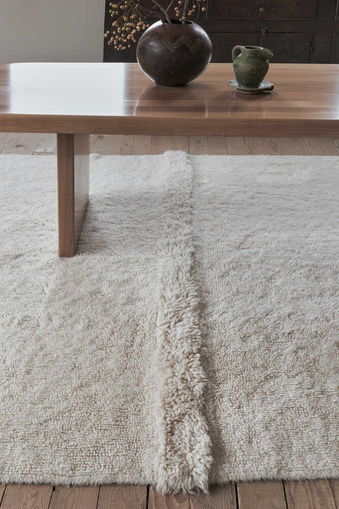 WOOL AREA RUG TUNDRA WHITE - Image 6