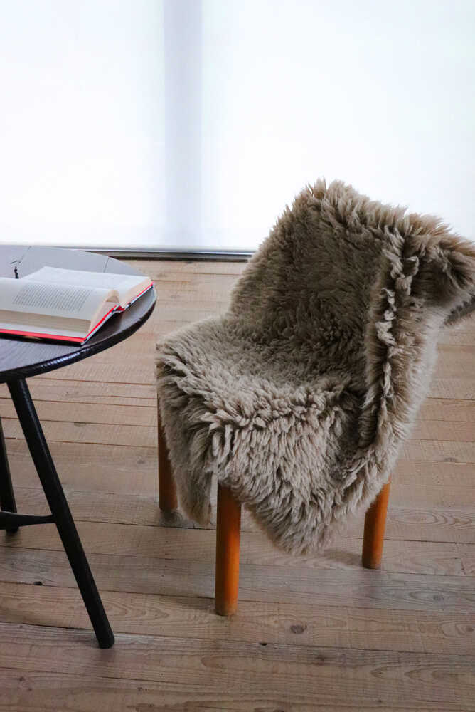 WOOL RUG WOOLLY SHEEP GREY - Image 4