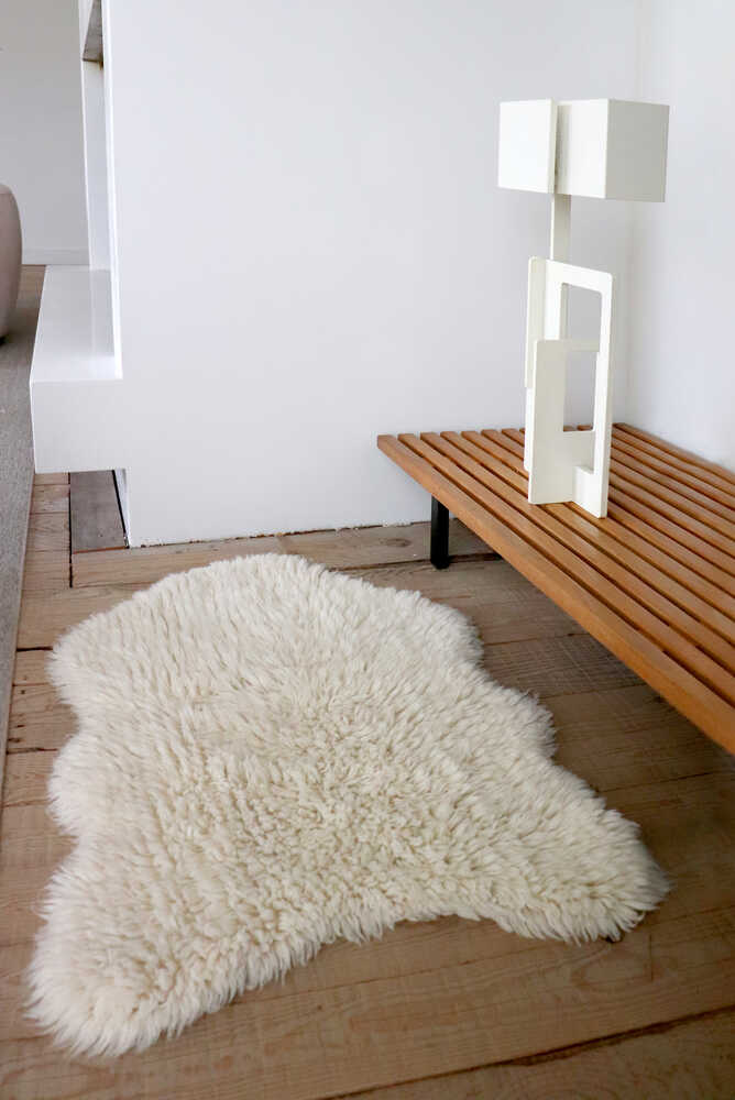WOOL RUG WOOLLY SHEEP WHITE - Image 2